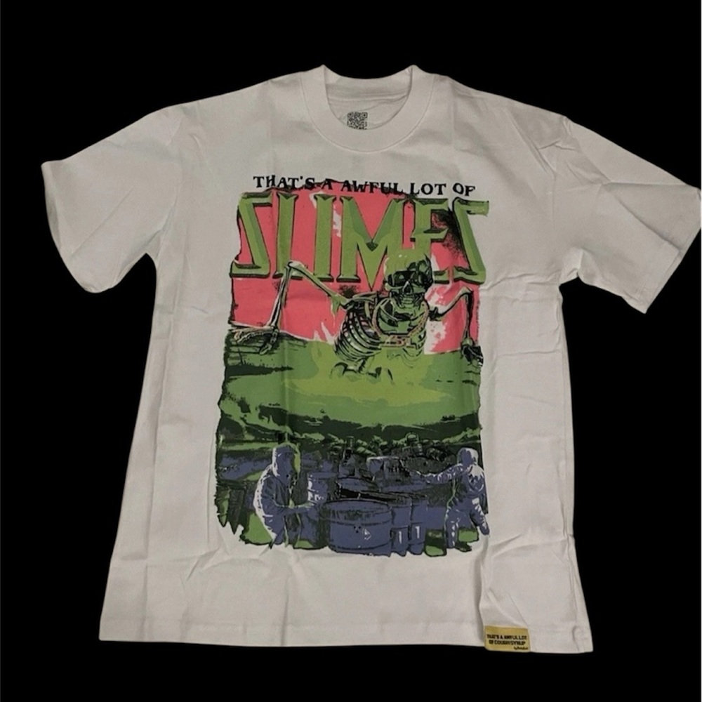 ALOCS Slime Graphic Tee “That’s A Awful Lot Of Cough Syrup” Size L NWT